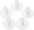 MUXSAM 5-Pack Golf Rubber Tee Holder, 1.5" Golf Mat Tees for Indoor Outdoor Practice Driving Range Mats (White)