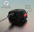 TUG Oval 360° Tangle-Free Retractable Dog Leash, Flashlight Included, Integrated Waste Bag Dispenser, Large