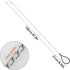 Heavy Duty Dog Leash, Metal Chain with PU Handle for Small Medium Dogs, Walking Traffic Training