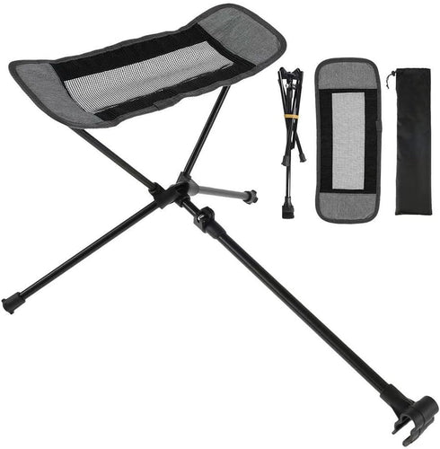 LSLANSOON Folding Attachable Footrest Leg Rest Camping Chair Accessories for Reclining Swing Chair