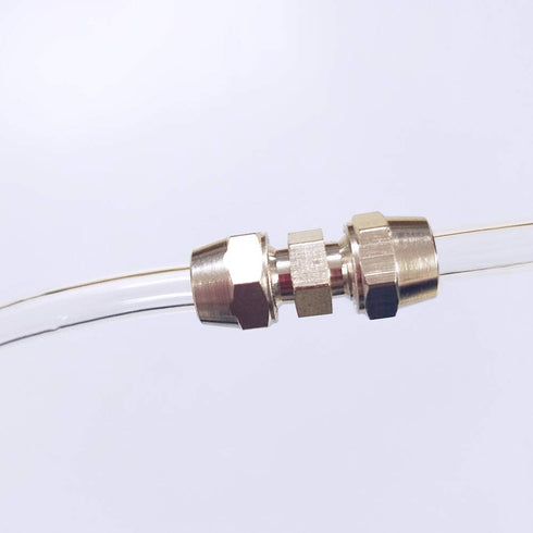 Aquarium CO2 Tubing Fitting Kit, 2 PCS Straight + 2 PCS Elbow + 2 PCS Tee