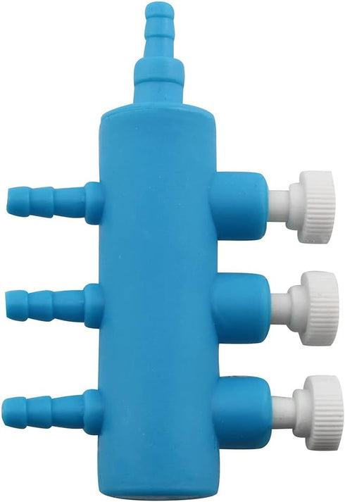Air Manifold 8mm to 4mm - 3 Way Outlet Air Flow Distributor for Aquarium Air Pump Hose Splitters