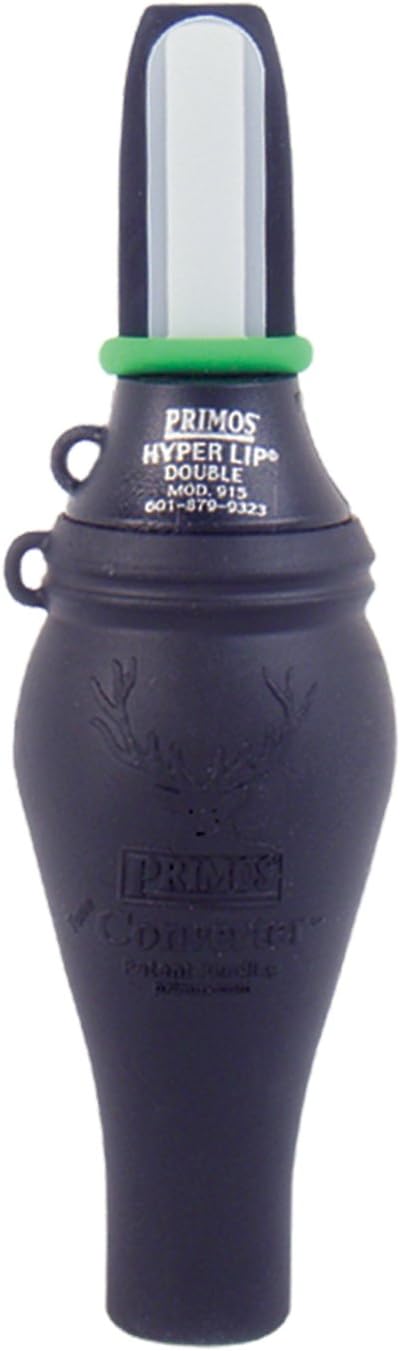 Primos Hunting Elk Call, Hyper Lip Double with Tone Converter