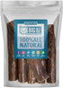 Big Lu Stuffed Gullet Dog Treats - Premium 100% Beef, All-Natural Chews, High Protein, 6-Inch Sticks (20 Sticks)