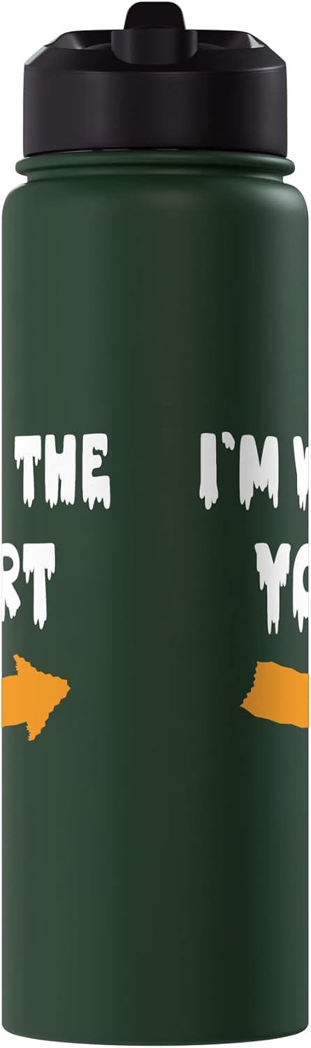 Funny Last Minute Lazy Halloween 2023 Costume I'm with the yogurt Funny Lazy Halloween Costume Stainless Steel