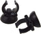 2 PCS Black Suction Cup Fish Tank Aquarium Heater Rubber Clip - Airline Tubing Glass Holder, Cost-Effective Aquarium