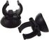 2 PCS Black Suction Cup Fish Tank Aquarium Heater Rubber Clip - Airline Tubing Glass Holder, Cost-Effective Aquarium