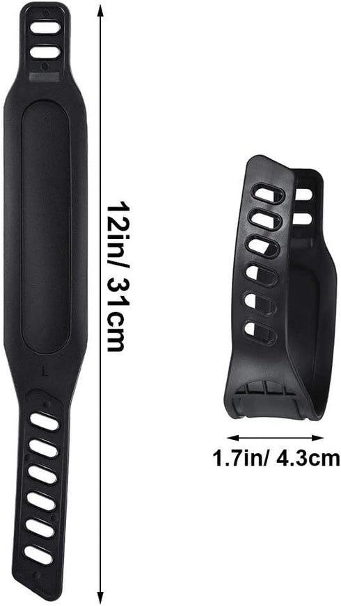 Heavy Duty Adjustable Exercise Bike Pedal Straps, Universal Fit for Most Bike Pedals, Home or Gym