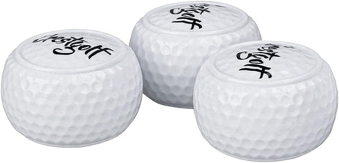 Youngy Portable Flat Shaped Golf Ball Putting Training Aid Lightweight Golf Practice Balls