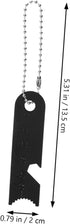 Toddmomy 10pcs Flint Scraper, Manganese Steel, Black, Portable for Man Vs. Wild
