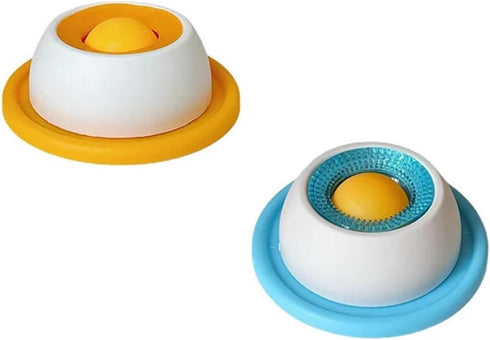 IKBKYCMYH Yogurt Licking Plate -Spill Slow Feeder for Dogs and Cats - Interactive