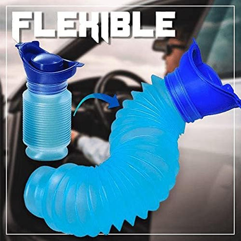 EveryoneFdly (1PC) Men?s Pocket Toilet, Emergency Urinal Outdoor, Shrinkable Portable Urinal, Unisex Portable Mobile