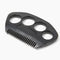 The Fur Hero, Grooming Comb with Embedded Razor Blade for Tangles, Mats, and Eye Gunk, Easy Bonding Experience, Black