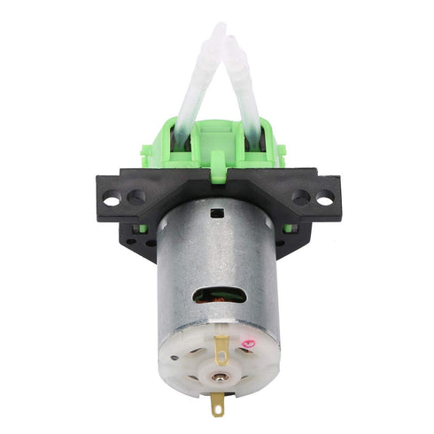 DC 12V/24V Dosing Peristaltic Pump, Green/Blue/White/Black Head for Aquarium Lab Chemical Analysis
