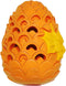 Dragon Egg Dog Chew Toys for Aggressive Chewers, Indestructible Tough Toys for Medium Large Dogs (Orange)