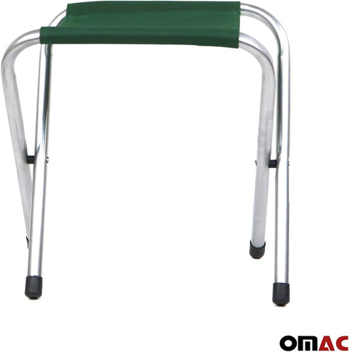 OMAC Portable Waterproof Camping Chair - Green Folding Seat for Outdoor Adventures