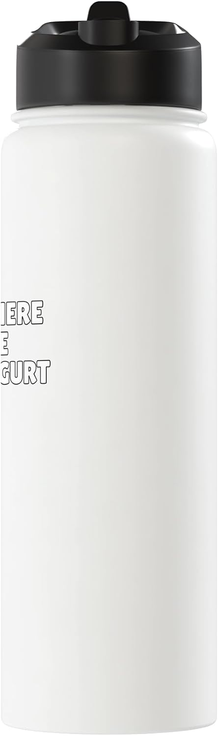 Funny Frozen Yogurt Lover Gift Frozen Frozen I'm Just Here For The Yogurt Funny Yogurt Stainless Steel Insulated Water