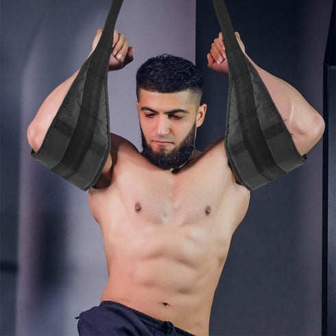 Hanging Ab Straps for Pull Up Bar, Padded Arm Support Slings for Abdominal Muscle Building