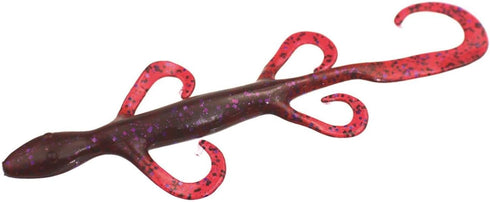 Zoom 6" Lizard, Custom Colors, 9 Pack Cranberry