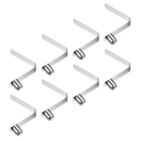 PATIKIL 12x9.5mm Kayak Paddle Snaps, 8 Pack Pole Push Button Spring Clips, Steel Solid Button Locking Tube for Camping