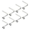 PATIKIL 12x9.5mm Kayak Paddle Snaps, 8 Pack Pole Push Button Spring Clips, Steel Solid Button Locking Tube for Camping
