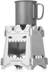 Lightweight Portable Wood Burning Camping Stove - Folding Wood Stove for Outdoor Hiking, Camping, Picnic