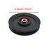Universal Nylon Gym Cable Pulley Wheel, 4.5 in/115MM Rotation 360 Degree Traction Bearing Pulley Wheel for Cable