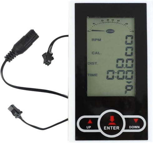 Violiica Exercise for Bike Monitor Speedometer for Stationary for Bike or Elliptical Trainer with Time Speed Distance