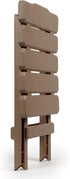 21045 Camco Small Quick-Folding Adirondack Table, Plastic, Taupe
