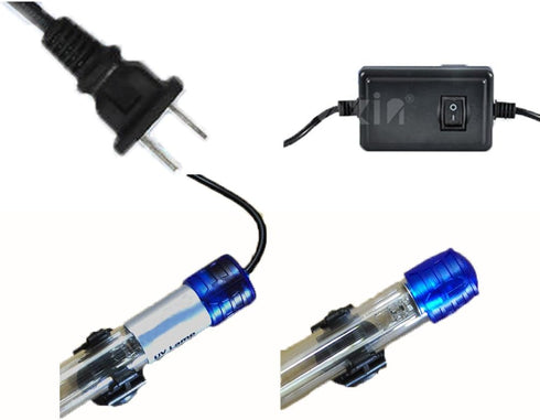 5W 11W 13W Aquarium Algae Clean Light, Waterproof Fish Tank Green Clean Light for Pond and Sump
