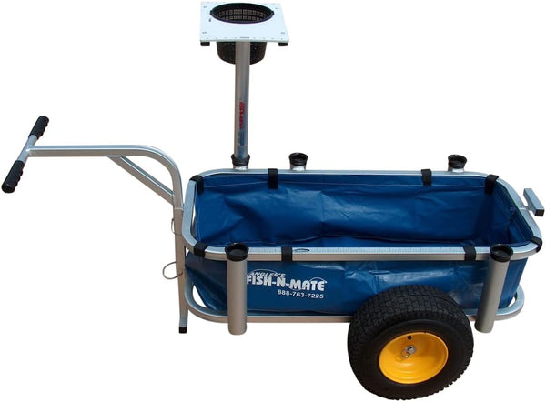 Fish N Mate Anglers Jr. Heavy Duty Vinyl Cart Liner, Blue Finish (Cart Sold Separately)