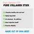 Amazing Dog Treats - Large Collagen Stick (6 Inch - 8 Count) - 100% Pure Collagen Sticks for Dogs
