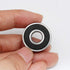 Wellgo 608-2RS Ball Bearings, Double Rubber Sealed Miniature Deep Groove Bearings, 10pcs for Skateboards