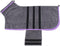 PUGHGAETZF Bath Towel Hooded Super Absorbent Dog Clothes Small Doggy Cosplay Party(Dark Grey,Medium)