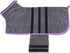 PUGHGAETZF Bath Towel Hooded Super Absorbent Dog Clothes Small Doggy Cosplay Party(Dark Grey,Medium)