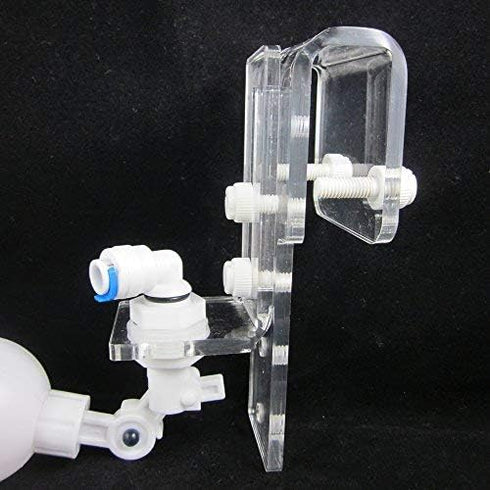 ZAOJIAO Auto Water Filler Solution - Adjustable Float Valve + 1/4" Tube 3 Meters for Aquarium Sump, PE White