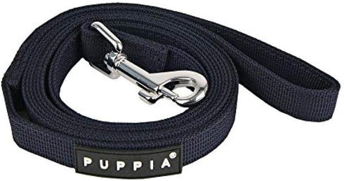 Puppia Two Tone Dog Lead, Strong Durable Comfortable Grip, Walking Training Leash for Small & Medium Dog, Navy