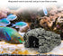TOPINCN Aquarium Fish Hiding Cave, High Simulation Crawling Turtle Reptile Habitat Decoration, Small