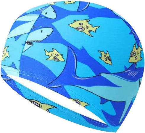 Solid Color Kids Swim Caps Swimming Cap Swimming Hat Bath Caps for 2-8 Years Olds Kids Boys Girls with Long Hair