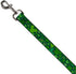 Buckle-Down Pet Leash - St. Patrick's Day Mickey Collage Greens - 4 Feet Long - 1/2" Wide