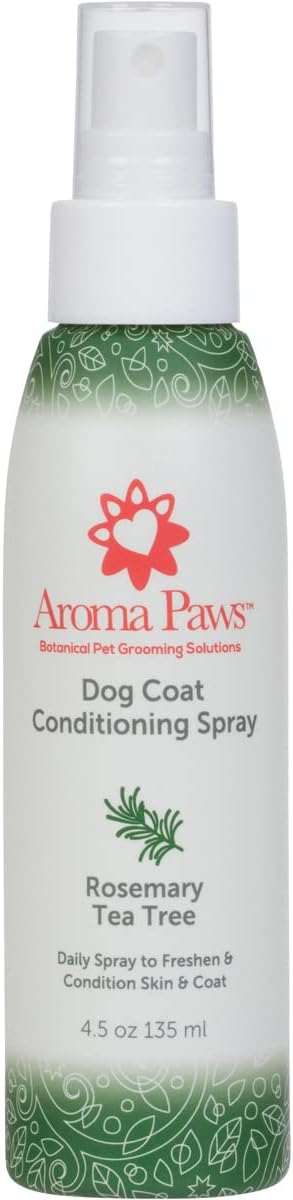Scented Dog Coat Spray - Cleansing, Conditioning, Moisturizing - Toxin Free Ingredients - Aromatic Puppy Spray (4.5