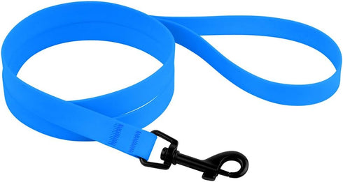CollarDirect Waterproof Dog Leash Small Medium Large Durable Pet Leashes for Walking Training Running Pink Black Blue Orange Green (M, Blue)