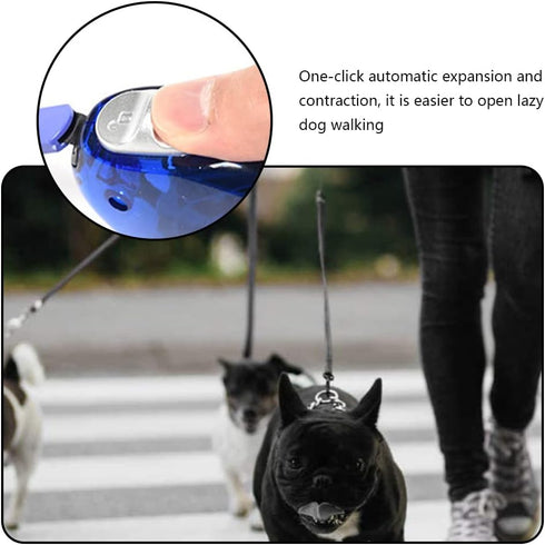 Mini Portable Retractable Leash for Small Dogs and Cats, Travel Puppy Lead Walking Leash