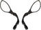 Hafny New Handlebar Bike Mirror, Adjustable Rotatable, HD Blast-Resistant, Silver (1 Pair)