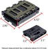 IDOGEAR Mag Pouch 5.56mm Rifle Magazine Pouches, 7.62mm Molle Softshell Universal Carrier for M4 AR15 M16 AK