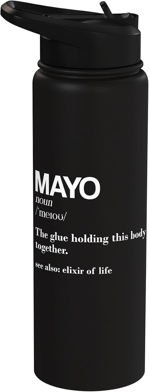 Mayo lover tee Mayonnaise mayo lover Stainless Steel Insulated Water Bottle