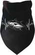 Kangweida Bluefin Tuna Heartbeat Stylish Pet Bandana Cute Pattern Triangle Scarf for Dogs and Cats