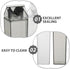 4pcs 500ml Toddmomy Reusable Milk Carton Water Bottles Plastic Portable Carton Shaped Juice Containers for Travel