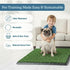 Set 18.25x14.25 Inch, 3-Layer Artificial Grass Puppy Pee Pad for Dogs and Small Pets - of Three Reusable Turf Pads