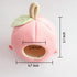 ANIAC Pet Winter Hanging Fruit House Hammock, Warm Bed Nest Accessories for Hamster, Guinea Pig, Hedgehog, Chinchilla